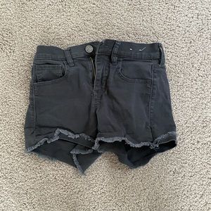 Black Denim shorts size 00